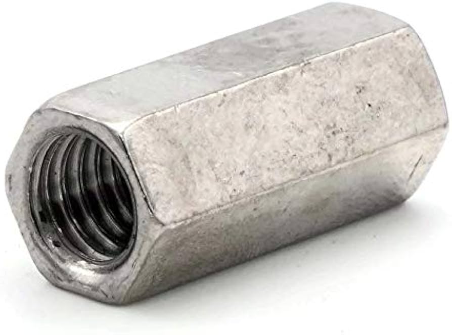 Picture of Brighton Best Br048007 #10-24Xw3/8"Xl3/4" Hex Coupling Nuts 18-8 Stainless Steel